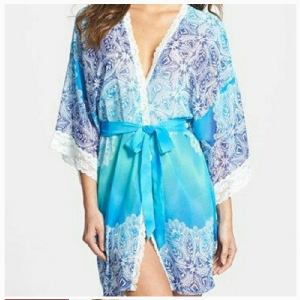 🍬 In Bloom Turquoise robe